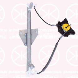 Window Regulator, 4/5-drs, without electric motor, Electric, Left Rear, 8X4 839 461 (AUDI), 8X4 839 461A (AUDI)