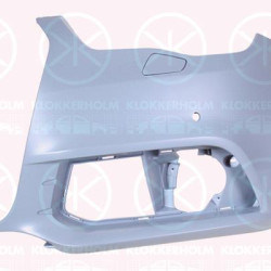 Bumper, Left Front, with hole(s) for washer nozzle, with hole(s) for parking distance control, w/primer, 8X0 807 065C GRU (AUDI), 8X0807065CGRU (AUDI)