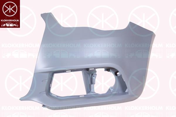 Bumper, Left Front, w/primer, 8X0 807 065 GRU (AUDI), 8X0807065GRU (AUDI)