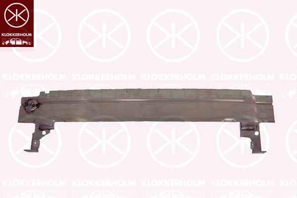 Support, bumper, Aluminium, Front, 8X0 807 109 B (AUDI), 8X0 807 109 C (AUDI)