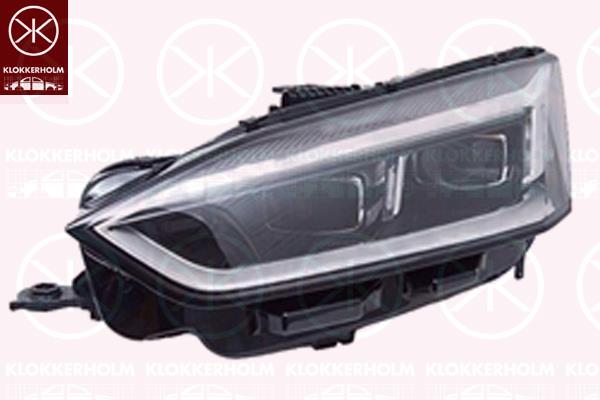 Headlight, Left, LED, AL, 8W6941033 (AUDI), 8W6941773 (AUDI), 8W6941773D (AUDI)