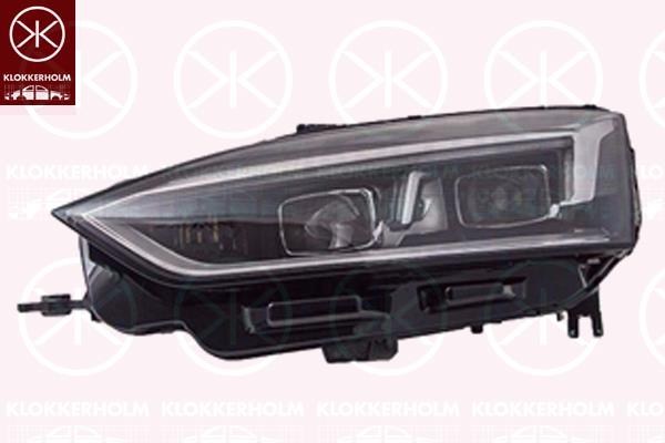 Headlight, Left, LED, for vehicles with adaptive high beam regulation, AL, 8W6941035 (AUDI), 8W6941783 (AUDI), 8W6941783E (AUDI)