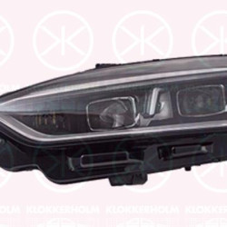 Headlight, Left, LED, for vehicles with adaptive high beam regulation, AL, 8W6941035 (AUDI), 8W6941783 (AUDI), 8W6941783E (AUDI)