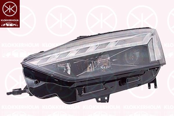 Headlight, Left, LED, for vehicles with adaptive high beam regulation, AL, 8W6941085 (VAG), 8W6941085 (AUDI)