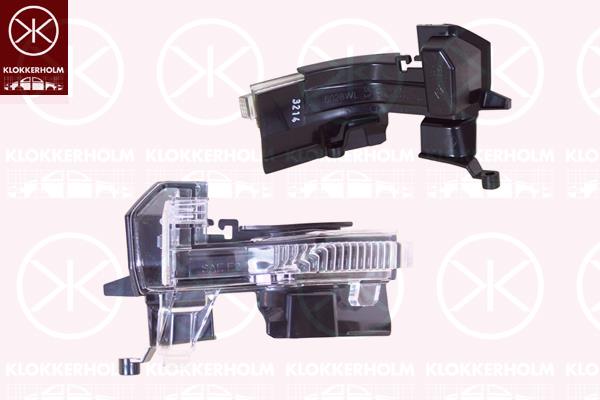 Direction Indicator, LED, Fitting Position: Left Exterior Mirror, 8Y1949102A (AUDI)