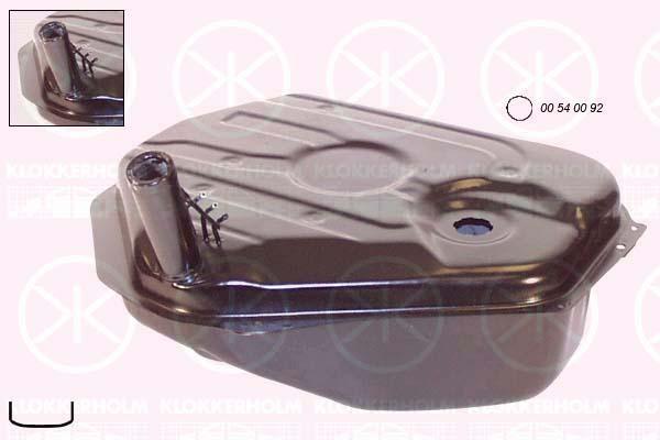 Fuel Tank, not inj., inj, 70L, Diesel, with gaskets/seals, 16 11 1 178 881 (BMW)