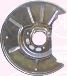 Splash Guard, brake disc, Front Axle Left, Zinc-coated, Diameter 1/Diameter 2 [mm]: 330/57, 34 11 1 152 605 (BMW)