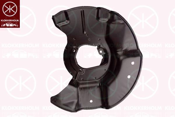 Splash Guard, brake disc, Front Axle Left, Aluminium, 34 11 1 159 917 (BMW), 34 11 1 162 105 (BMW)