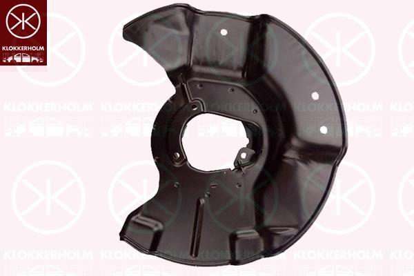 Splash Guard, brake disc, Front Axle Right, Aluminium, 34 11 1 159 918 (BMW), 34 11 1 162 106 (BMW)