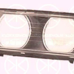 Diffusing Lens, headlight, H1/H1, ZKW, Left, 63 12 1 393 849 (BMW), 63 31 1 393 849 (BMW), 63 31 8 363 075 (BMW)