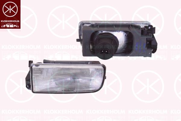 Front Fog Light, H1, Left Front, 63 17 1 387 091 (BMW), 63 17 8 357 389 (BMW), 63 31 1 387 091 (BMW)