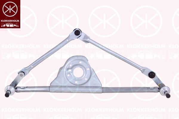 Wiper Linkage, Front, Set, for left-hand drive vehicles, 1 387 398 (BMW), 1387398 (BMW), 61 61 1 387 398 (BMW), 61611387398 (BMW)