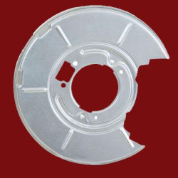 Splash Guard, brake disc, Rear Axle Left, for brake disc diameter [mm]: 294, Diameter 1/Diameter 2 [mm]: 308/91, Zinc-coated, 34 21 1 158 991 (BMW)