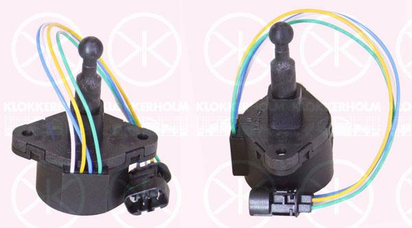 Actuator, headlight levelling, Bosch, Electric, 67 16 8 372 381 (BMW)