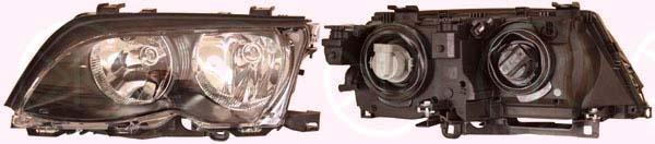 Headlight, H7/H7, with motor for headlamp levelling, ZKW, Right, Illuminance [lx]: 25, Housing Colour: black, 63 12 7 165 770 (BMW), 63 31 6 910 956 (BMW), 63 12 6 910 956 (BMW)