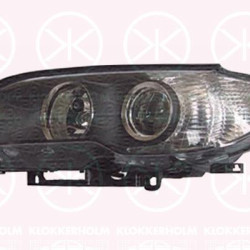 Headlight, without control unit for Xenon, D2S/H7, Bi-Xenon, with motor for headlamp levelling, AL, Right, Illuminance [lx]: 37.5, Indicator Colour: yellow, Housing Colour: black, 63 12 6 935 716 (BMW), 63 31 6 920 578 (BMW)