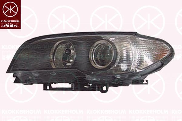 Headlight, without control unit for Xenon, D2S/H7, Bi-Xenon, with motor for headlamp levelling, AL, Left, Indicator Colour: white, Illuminance [lx]: 37.5, Housing Colour: grey, 63 12 6 935 735 (BMW), 63 12 7 165 957 (BMW), 63 31 6 920 633 (BMW)