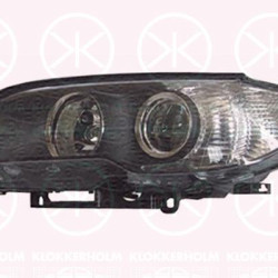 Headlight, without control unit for Xenon, D2S/H7, Bi-Xenon, with motor for headlamp levelling, AL, Left, Indicator Colour: white, Illuminance [lx]: 37.5, Housing Colour: grey, 63 12 6 935 735 (BMW), 63 12 7 165 957 (BMW), 63 31 6 920 633 (BMW)