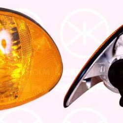 Direction Indicator, with bulb holder, yellow, Right, 63 13 6 902 766 (BMW), 63 31 6 902 766 (BMW)