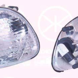 Direction Indicator, with bulb holder, white, Left Front, 63 12 6 904 307 (BMW)