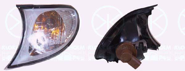 Direction Indicator, with bulb holder, Crystal clear, Right Front, Housing Colour: grey, 63 13 6 915 378 (BMW), 63 13 7 165 854 (BMW), 63 31 6 915 378 (BMW)