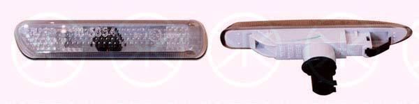 Direction Indicator, with bulb holder, Smoke Grey, Right, lateral installation, 63 13 8 370 720 (BMW)