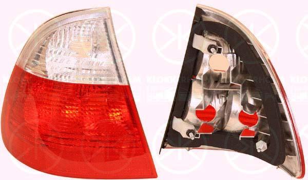 Tail Light Assembly, without bulb holder, Left, Outer section, Indicator Colour: white, 63 21 6 900 473 (BMW), 63 32 6 900 473 (BMW)