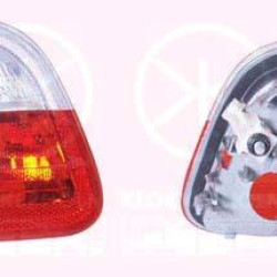 Tail Light Assembly, without bulb holder, white/red, Left, Inner Section, 63 21 8 364 727 (BMW), 63 32 8 364 727 (BMW)