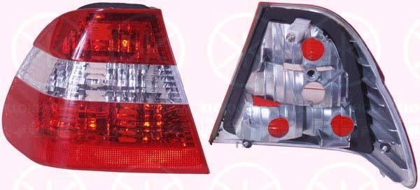 Tail Light Assembly, without bulb holder, Left, Outer section, Indicator Colour: white, 63 21 6 946 535 (BMW), 63 32 6 946 535 (BMW)