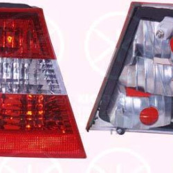 Tail Light Assembly, without bulb holder, Left, Outer section, Indicator Colour: white, 63 21 6 946 535 (BMW), 63 32 6 946 535 (BMW)