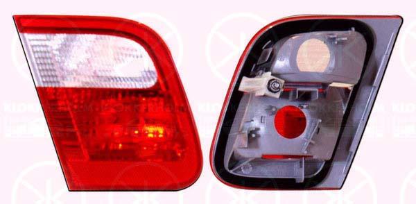 Tail Light Assembly, without bulb holder, Left, Inner Section, Indicator Colour: white, 63 21 8 364 923 (BMW)