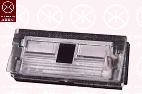 Licence Plate Light, without bulb holder, 51 13 8 236 269 (BMW), 51138236269 (BMW), 8236269 (BMW)