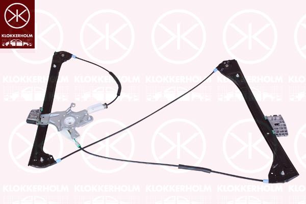 Window Regulator, without electric motor, Electric, Right Front, 51 33 8 204 180 (BMW), 51 33 8 229 106 (BMW)