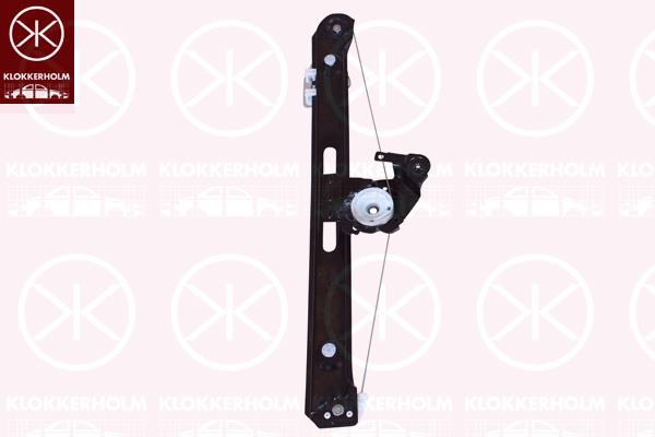 Window Regulator, OE-type, without electric motor, Electric, Right Rear, 51 35 8 212 100 (BMW)