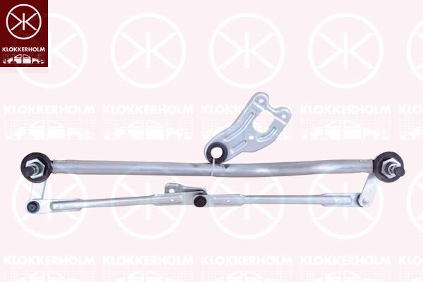 Wiper Linkage, Front, Set, for left-hand drive vehicles, 61617045613 (BMW), 61617071693 (BMW), 61618391303 (BMW), 7071693 (BMW)