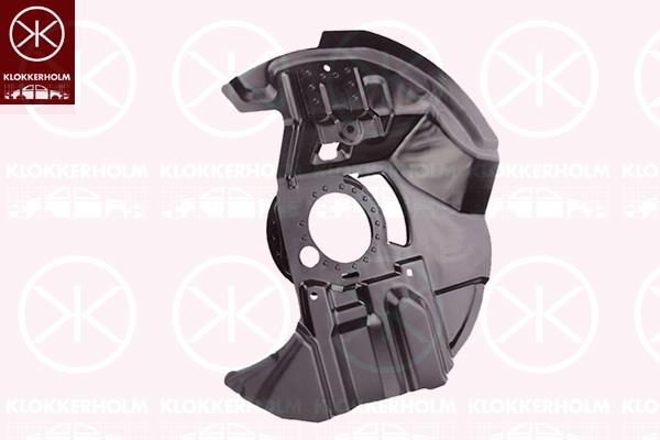 Splash Guard, brake disc, Front Axle Left, for brake disc diameter [mm]: 325, Aluminium, 34 11 6 759 787 (BMW), 34116759787 (BMW), 6759787 (BMW)