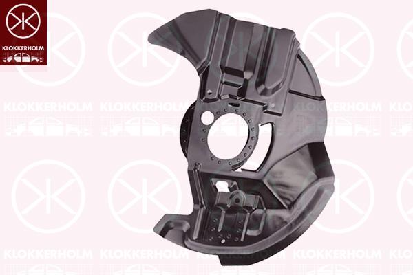 Splash Guard, brake disc, Front Axle Right, for brake disc diameter [mm]: 325, Aluminium, 34 11 6 759 788 (BMW), 34116759788 (BMW), 67597878 (BMW)