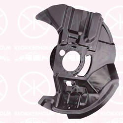 Splash Guard, brake disc, Front Axle Right, for brake disc diameter [mm]: 325, Aluminium, 34 11 6 759 788 (BMW), 34116759788 (BMW), 67597878 (BMW)