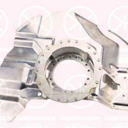 Splash Guard, brake disc, Front Axle Left, for brake disc diameter [mm]: 300, 34 11 6 750 129 (BMW)