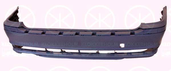 Bumper, w/primer, Rear, 51 12 8 212 587 (BMW)