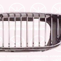 Radiator Grille, Left Front, chrome/black, Frame Colour: chrome, 51137042961 (BMW)