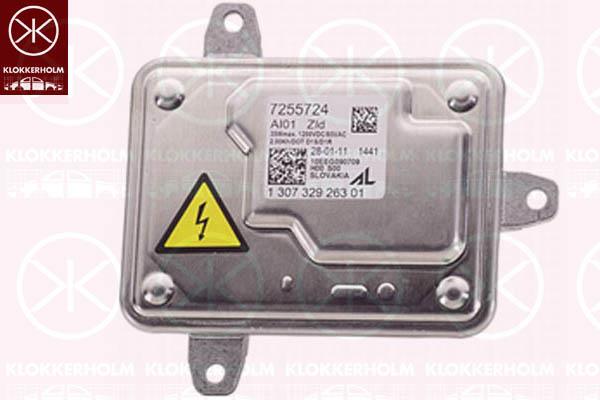 Ballast, gas discharge lamp, Xenon, AL, 63 11 7 356 250 (BMW), 63 12 7 255 724 (BMW), 63117318327 (BMW)