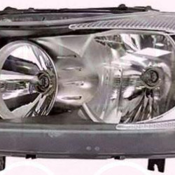 Headlight, H7/H7, with motor for headlamp levelling, ZKW, Left, Illuminance [lx]: 17.5, 63 11 6 942 747 (BMW)