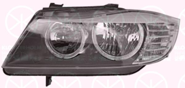 Headlight, H7/H7, with motor for headlamp levelling, Valeo, Left, Illuminance [lx]: 20, 63 11 7 202 573 (BMW), 89318931 (BMW)