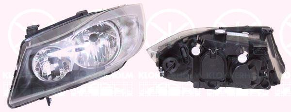 Headlight, Valeo-type, H7/H7, with motor for headlamp levelling, Left, Illuminance [lx]: 17.5, 63 11 6 942 747 (BMW), 63 11 6 942 721 (BMW)