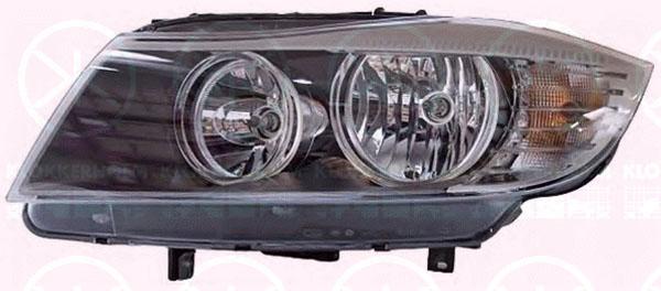 Headlight, H7/H7, with motor for headlamp levelling, Right, Illuminance [lx]: 17.5, Valeo-ZKW-type, 63 11 7 202 582 (BMW)