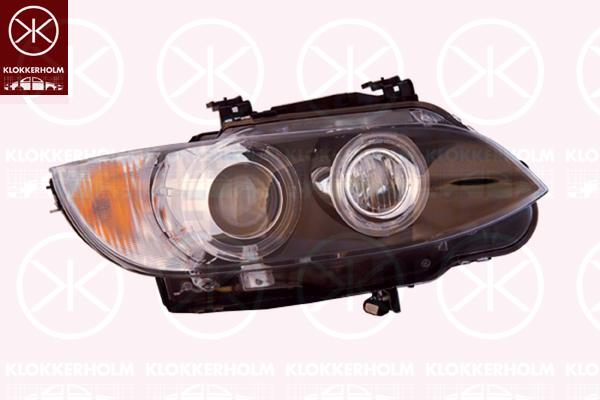 Headlight, Left, Bi-Xenon, with motor for headlamp levelling, without control unit for Xenon, with daytime running light, with dynamic bending light, AL, 63 11 4 871 219 (BMW), 63 11 7 182 513 (BMW)