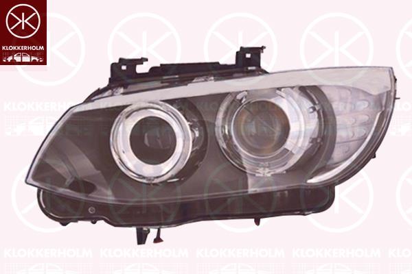 Headlight, Right, Bi-Xenon, with motor for headlamp levelling, without control unit for Xenon, with daytime running light (LED), without cornering light, D1S (gas discharge tube), AL, 63 11 7 273 204 (BMW)