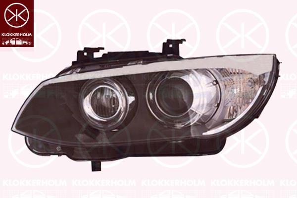 Headlight, Right, Bi-Xenon, with motor for headlamp levelling, without control unit for Xenon, with daytime running light (LED), with dynamic bending light, D1S/H3, H8, AL, 63 11 7 273 208 (BMW)