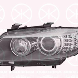 Headlight, Right, Illuminance [lx]: 20, Bi-Xenon, with cornering light, with daytime running light, without control unit for Xenon, with motor for headlamp levelling, D1S/H3, H8, ZKW, 63117202590 (BMW), 63117240264 (BMW), 7240264 (BMW)